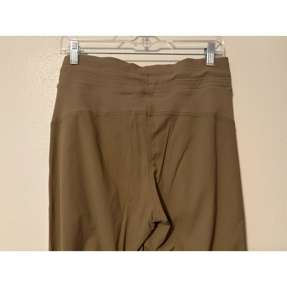 Lululemon Dance Studio Joggers Size 8 Tan Brown Full Length Mid Rise Pant Pocket - Picture 6 of 12